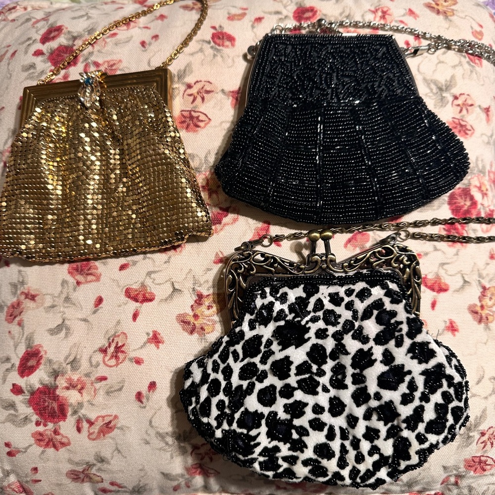 Vintage Style Beaded and Sequined Handbags
